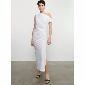 Enza Costa poplin sculptured dress